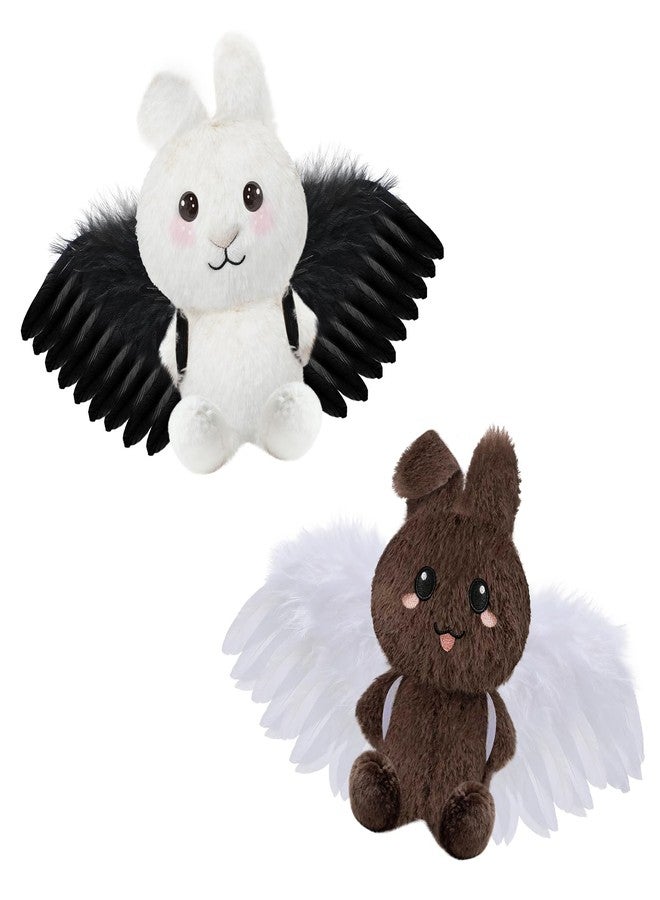 Bigmeta 2 Sets Clothes for 15/17cm Dolls - Angel Wings Outfit Accessories for Dress Up Dolls Girls Women Gifts (Doll Not Included) - Image 1